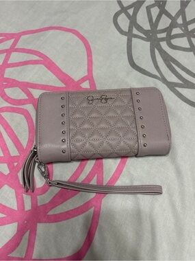 Jessica Simpson Purple Double Zipper Wallet